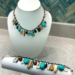 Brighton Gratitude, Love & Peace Necklace & Bracelet Set